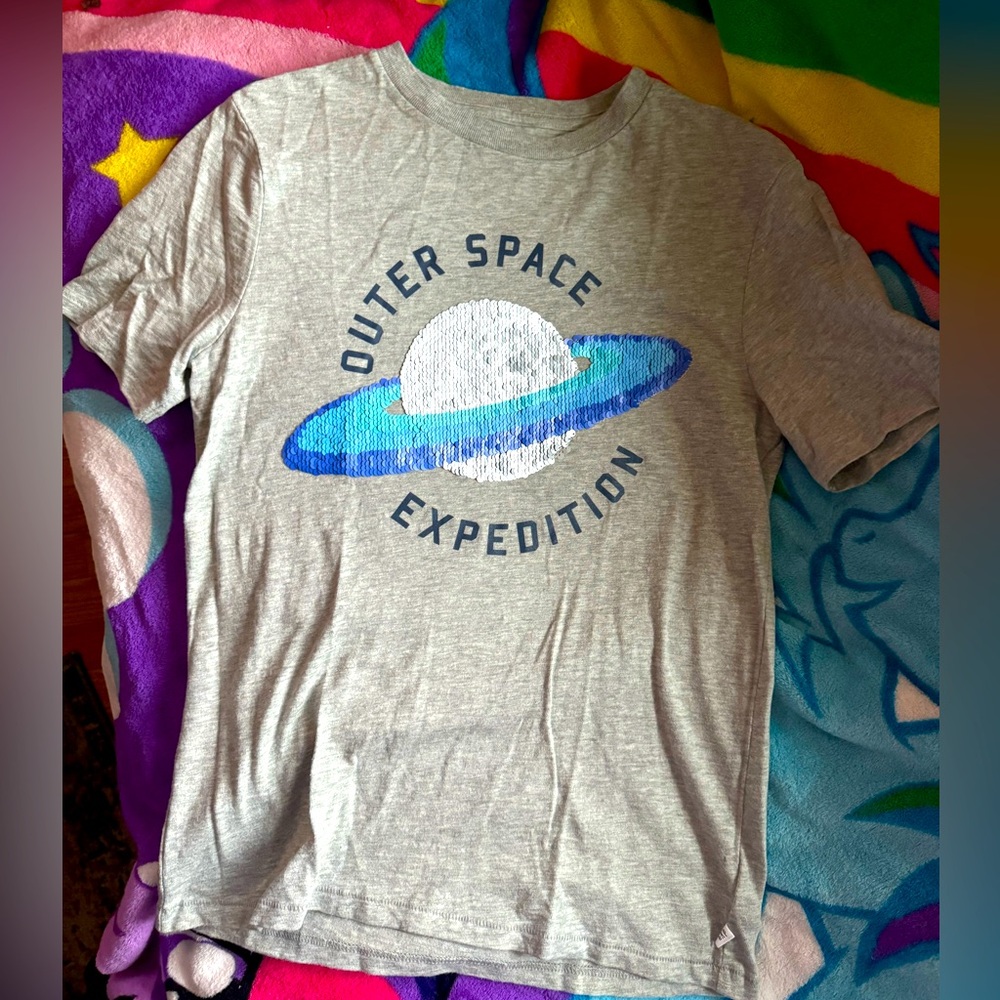 Gap space galaxy boys t-shirt size XL like new   Zara